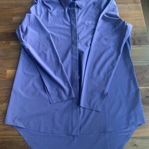 Athleta Womens’s Casual Button Down Shirt - Plum